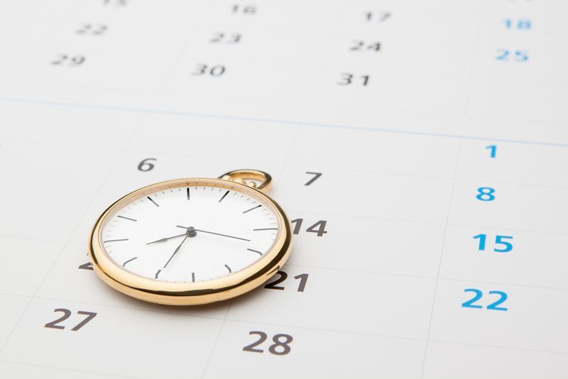 Calendar antic, ceas