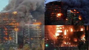 Valencia incendiu