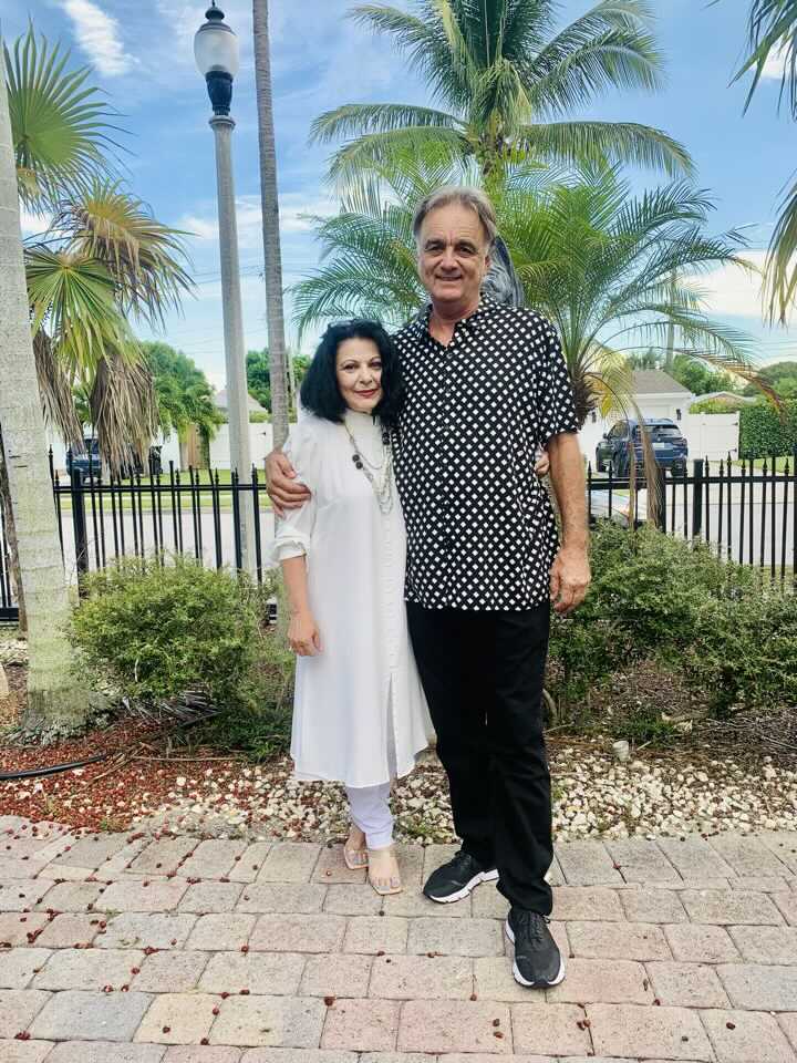 Elena C&acirc;rstea și soțul ei