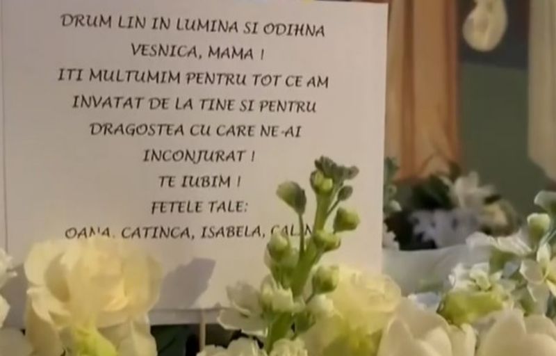 mioara roman inmormantare