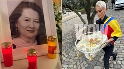 Primele imagini de la înmormântarea Mioarei Roman! Colivă cu foiță de aur de 24 de karate și dric de lux pentru fosta soție a lui Petre Roman. Ce a mai cerut familia?