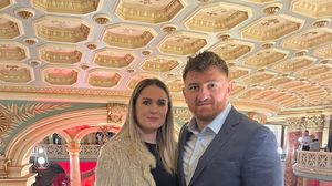 Cătălin Moroșanu și soția sa