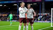Erling Haaland și Kevin De Bruyne, jucători la Manchester City