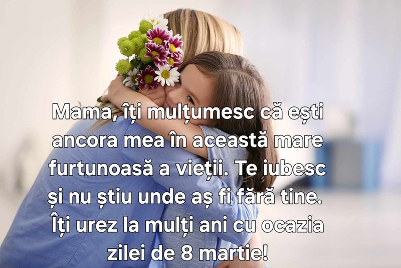Urări pentru mama, de 8 martie