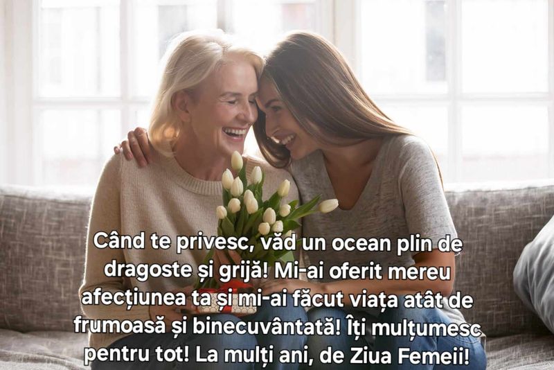 Urări pentru mama, de 8 martie