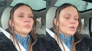 Cristina Șișcanu  în lacrimi