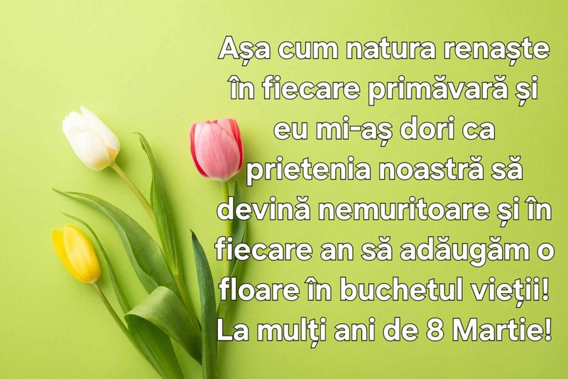Felicitare pentru prietenă de 8 martie  felicitare 8 martie, felicitare pentru prietena de 8 martie