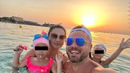 Gabriela Cristea și Tavi Clonda fetițe