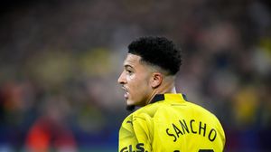 Jadon Sancho evoluând pentru Borussia Dortmund