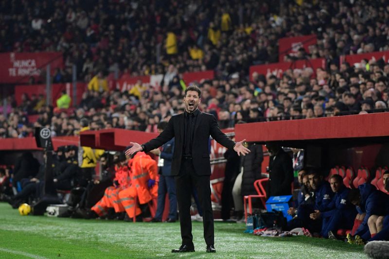 Diego Simeone. tehnician la Atletico Madrid