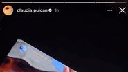 Postarea făcută de Claudia Puican pe Instagram
