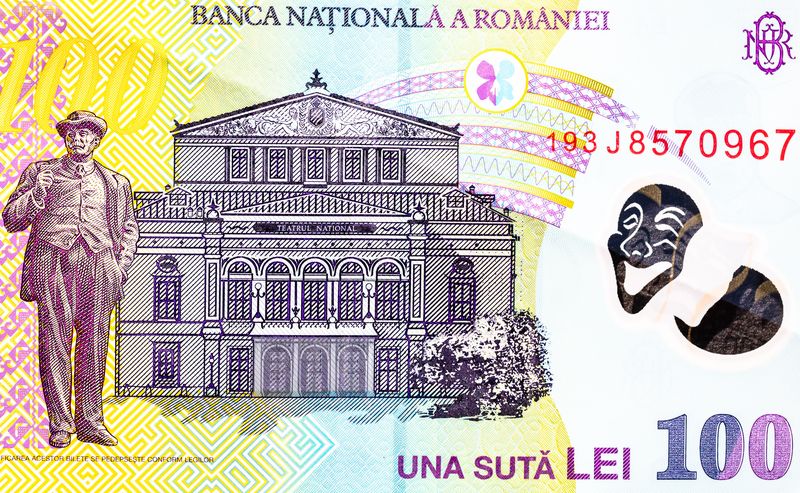 Verso bancnotă 100 de lei