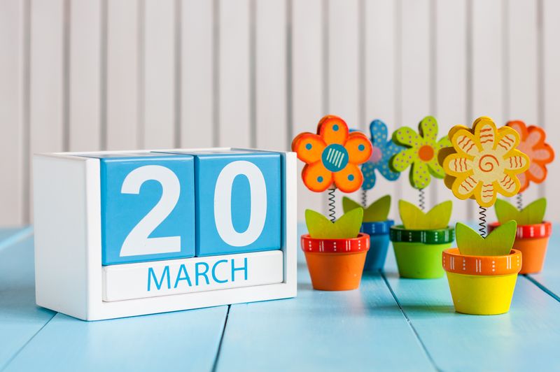 Decorațiuni de birou, flori și calendar