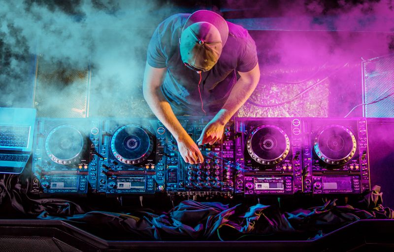 DJ la concert