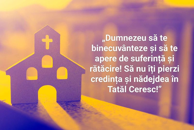 Felicitare cu mesaj de Buna Vestire