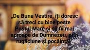 Imagine cu mesaj de Buna Vestire