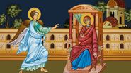 Buna Vestire: Îngerul Gavriil și Fecioara Maria