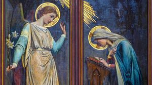 buna vestire ilustratie, rugaciune de buna vestire 2024, rugăciune către maica domnului 