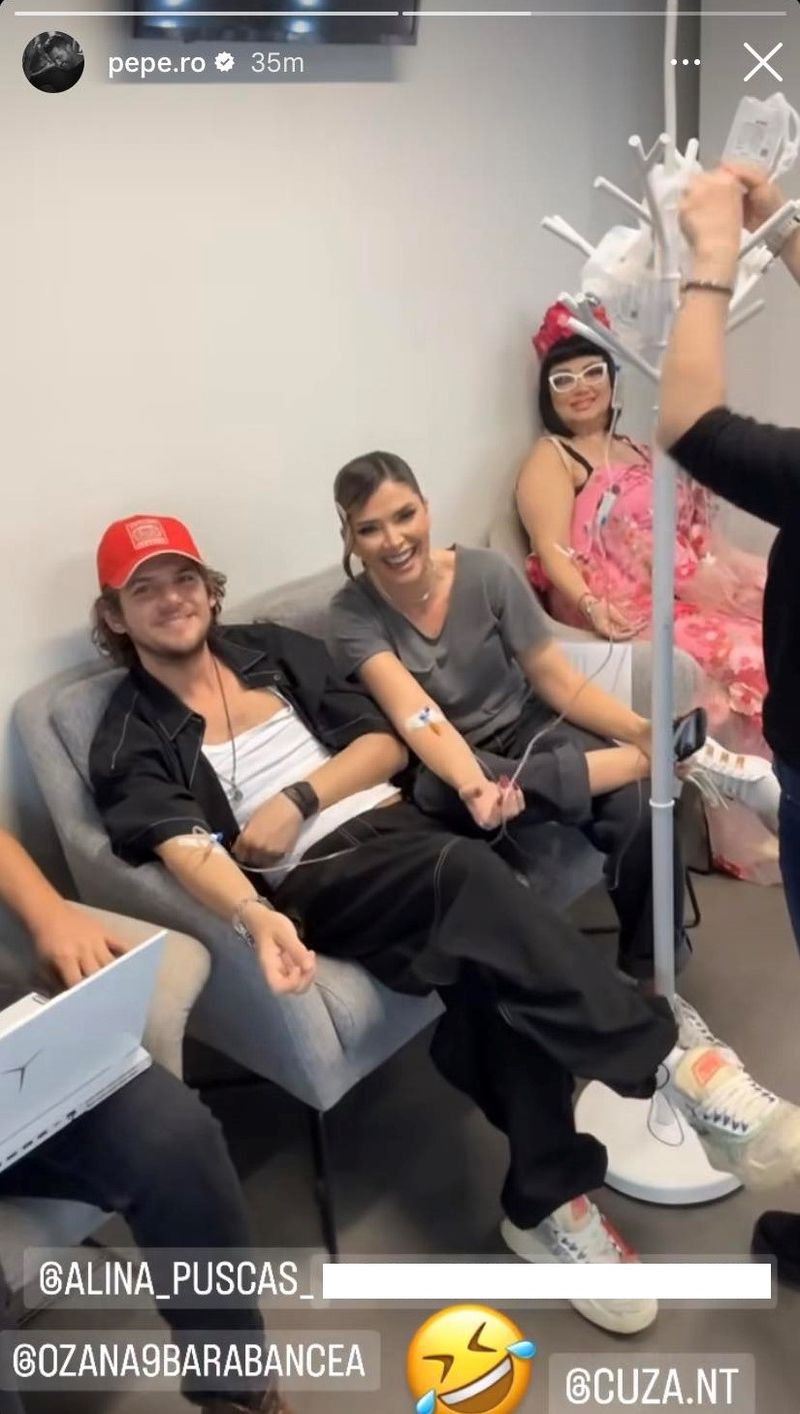 Alina Pușcaș, Ozana Barabancea și Cuza pe perfuzii