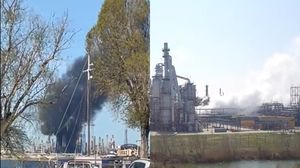 Explozie, urmată de degajări mari de fum, la Rafinăria Petromidia din Năvodari! Autoritățile au activat Planul Roșu de Intervenție
