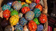 Ouă încondeiate, la Târgul de Paște