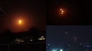 Lumini neobișnuite pe cerul din Galați