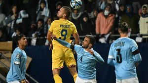 George Pușcaș evoluând pentru România  George Pucșaș, atacantul României