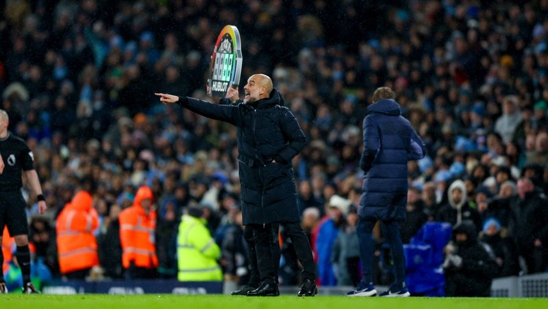 Pep Guardiola, antrenorul celor de la Manchester City