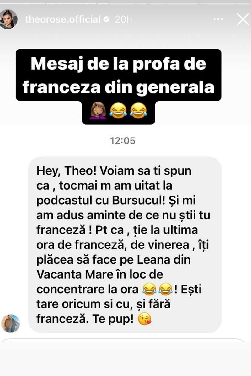 theo rose mesaj