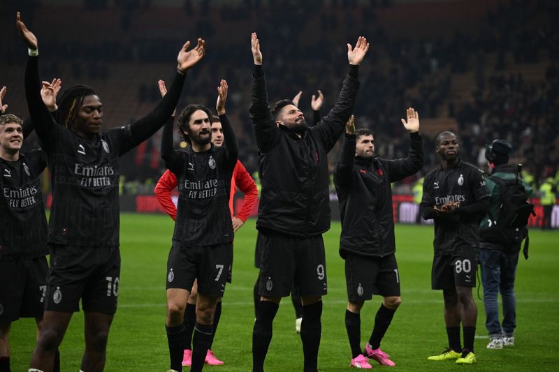 Fotbaliștii de la AC Milan