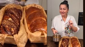 Gabriela Cristea, pregătește cozonaci