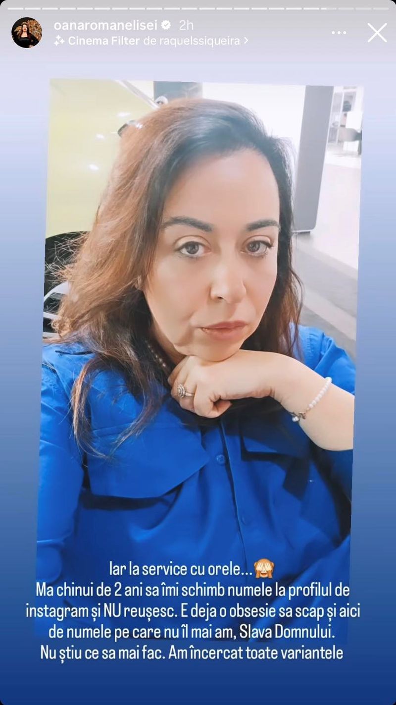 Oana Roman mesaj