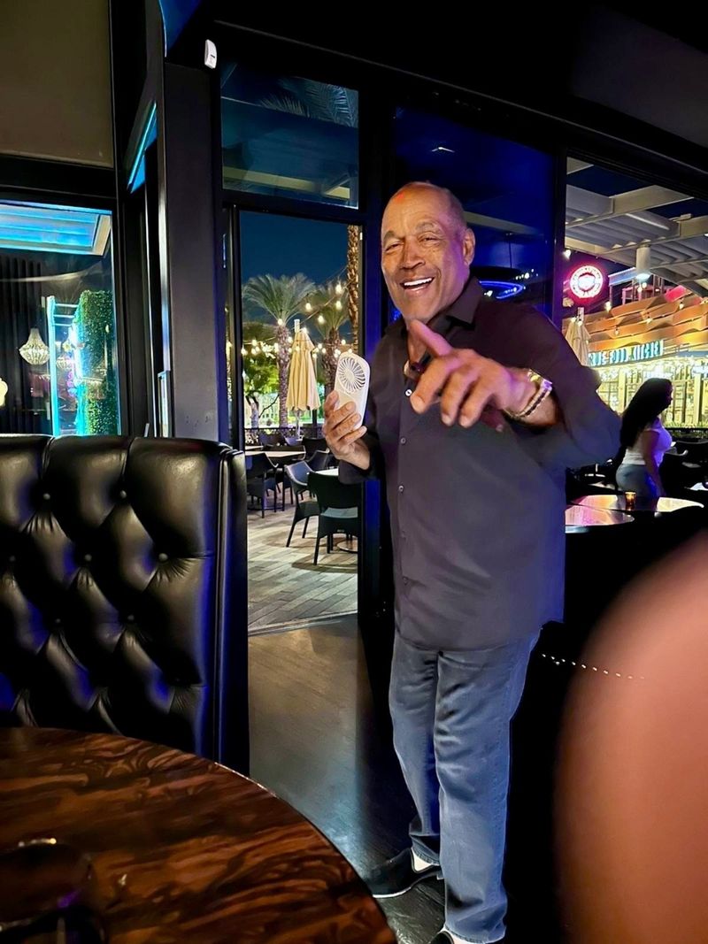ultima fotografie cu o.j. simpson inainte sa moara