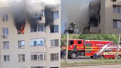 Incendiu de proporții la un bloc din Capitală! Două persoane și-au pierdut viața, iar alte trei au ajuns de urgență pe mâinile medicilor. De la ce ar fi pornit totul