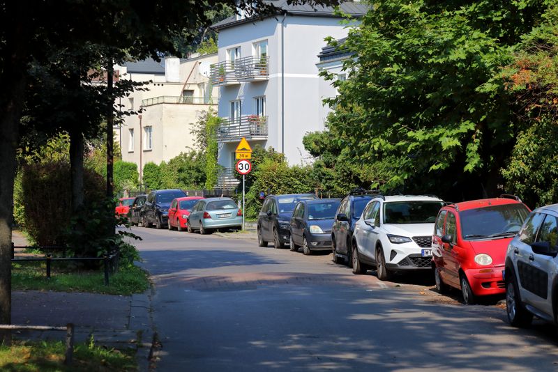 Mașini parcate pe stradă