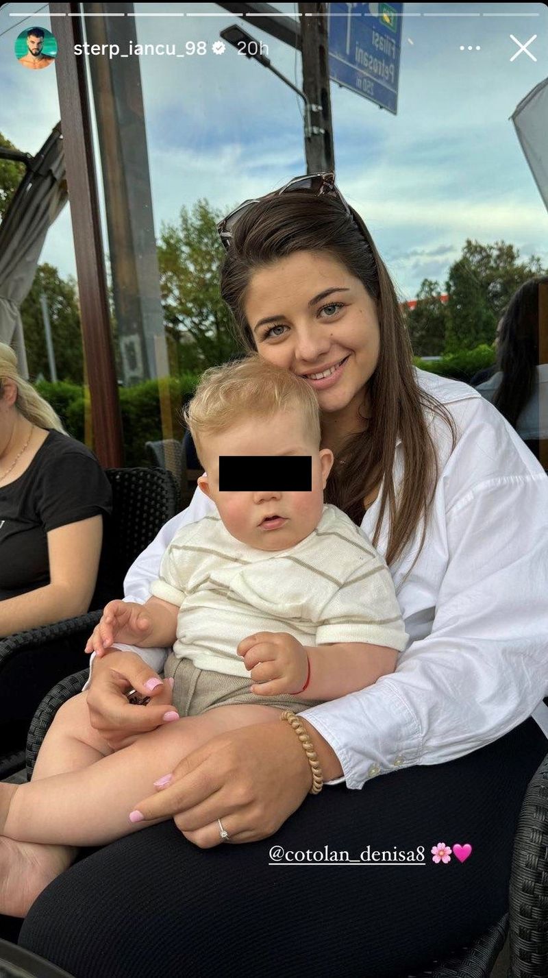 Denisa Coțolan bebeluș