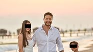 Jorge, alături de Karina și David