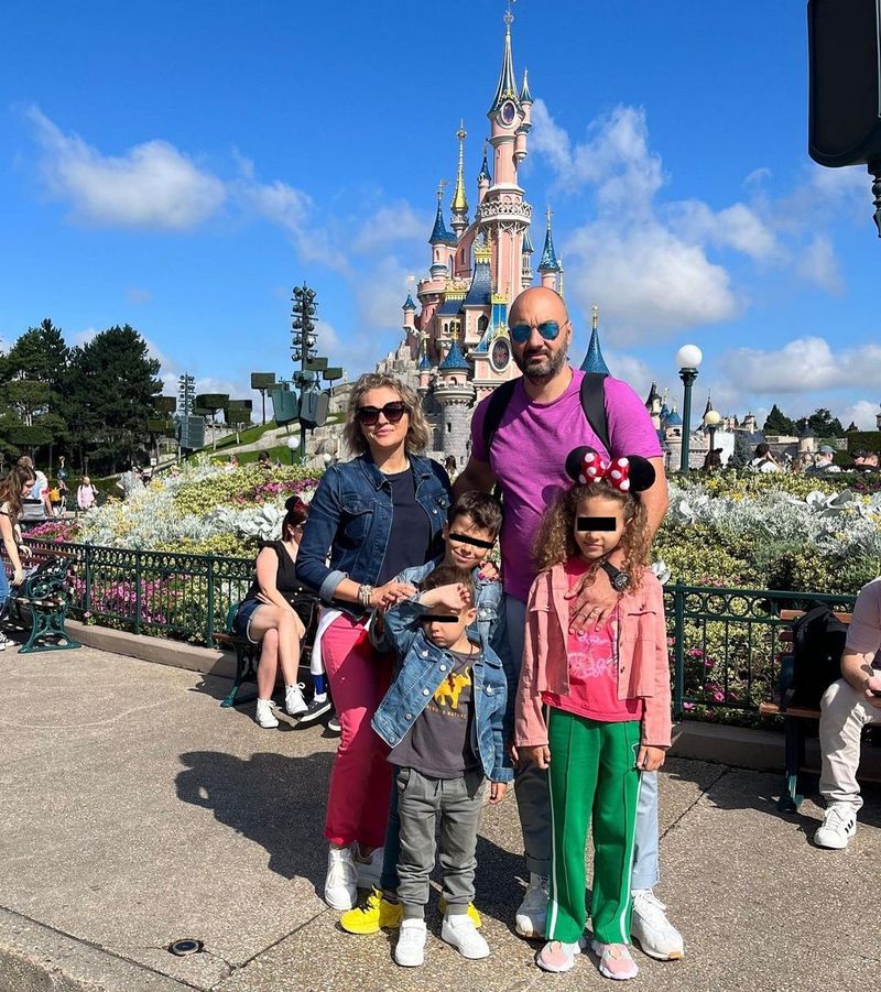 Mirela Vaida, alături de familia sa 