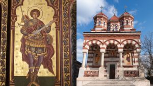 Icoană Sfântul Gheorghe, Biserică București