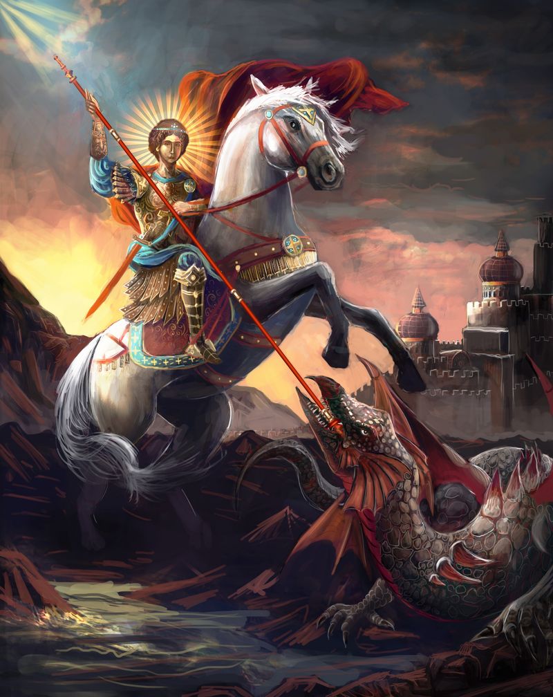 Icoană Sfântul Gheorghe