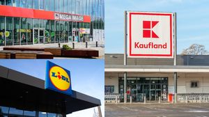 Mega Image, LIDL, Kaufland