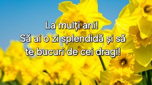 Felicitare de Florii