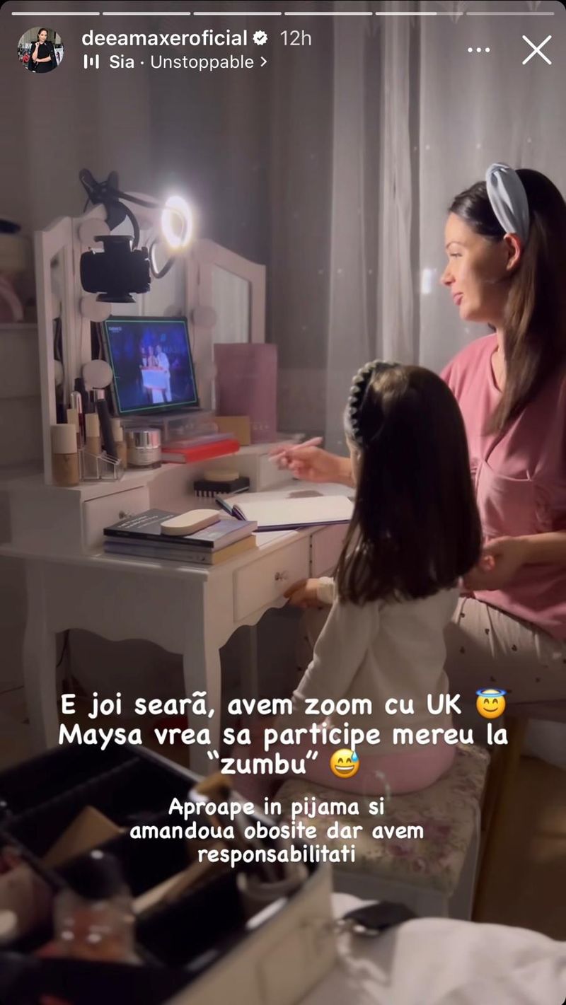 Deea Maxer și fiica sa, Maysa