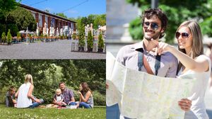 Turiști în București