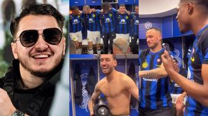 Fotbaliști Inter piesă Made in Romania