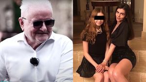 Irinel Columbeanu și Monica Gabor fiică Irinuca
