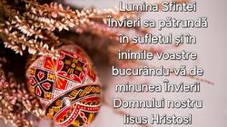 Felicitări de Paște 2024. Poze cu text, urări și mesaje cu „Hristos a înviat!”