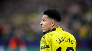 Jadon Sancho în Champions League pentru Borussia Dortmund