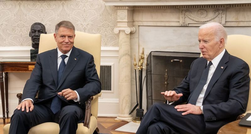 Președintele Klaus Iohannis, alături de președintele Joe Biden joe biden klaus iohannis