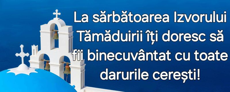 Mesaj creștin de Izvorul Tămăduirii